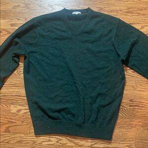 Peter Millar V-Neck Sweater - Forest Green
